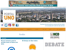 Tablet Screenshot of portalunoargentina.com.ar